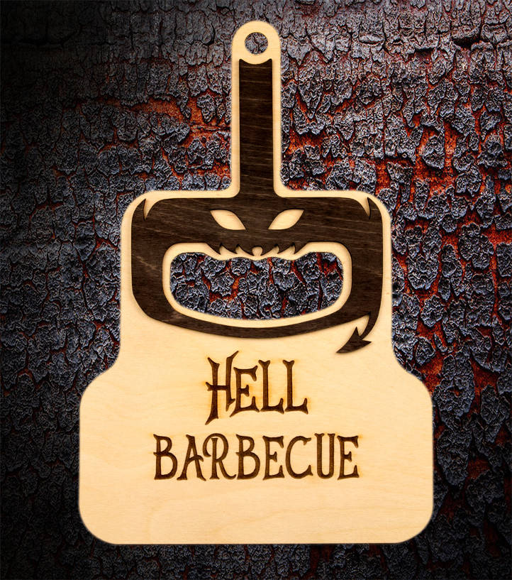 

ВЕЕР ДЛЯ МАНГАЛА, ОПАХАЛО С ГРАВИРОВКОЙ "HELL BARBECUE" ДЕРЕВЯННОЕ С РУЧКОЙ 30*20 СМ