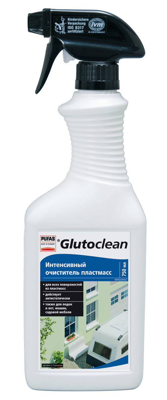 

Интенсивный очиститель пластика Glutoclean, 750мл