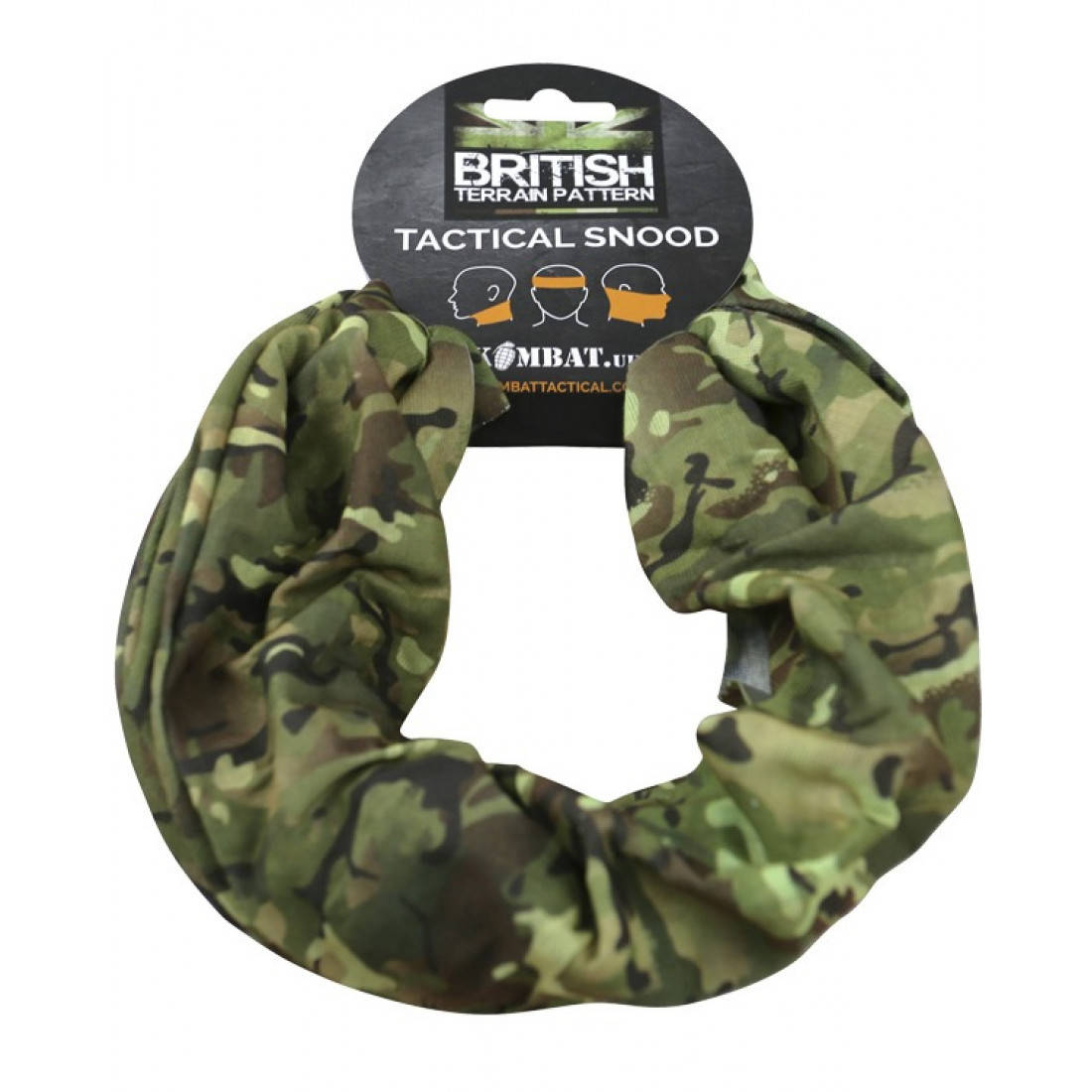 

Баф KOMBAT Tactical Snood мультикам, Оливковый