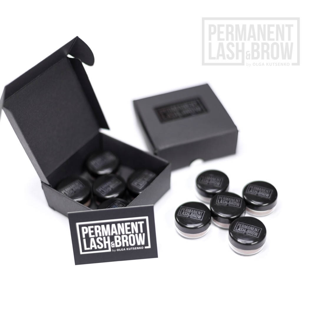 

Набор хны Permanent lash&brow из 5 цветов по 2,5г. СРОК ГОДНОСТИ ДО 10.2022г.