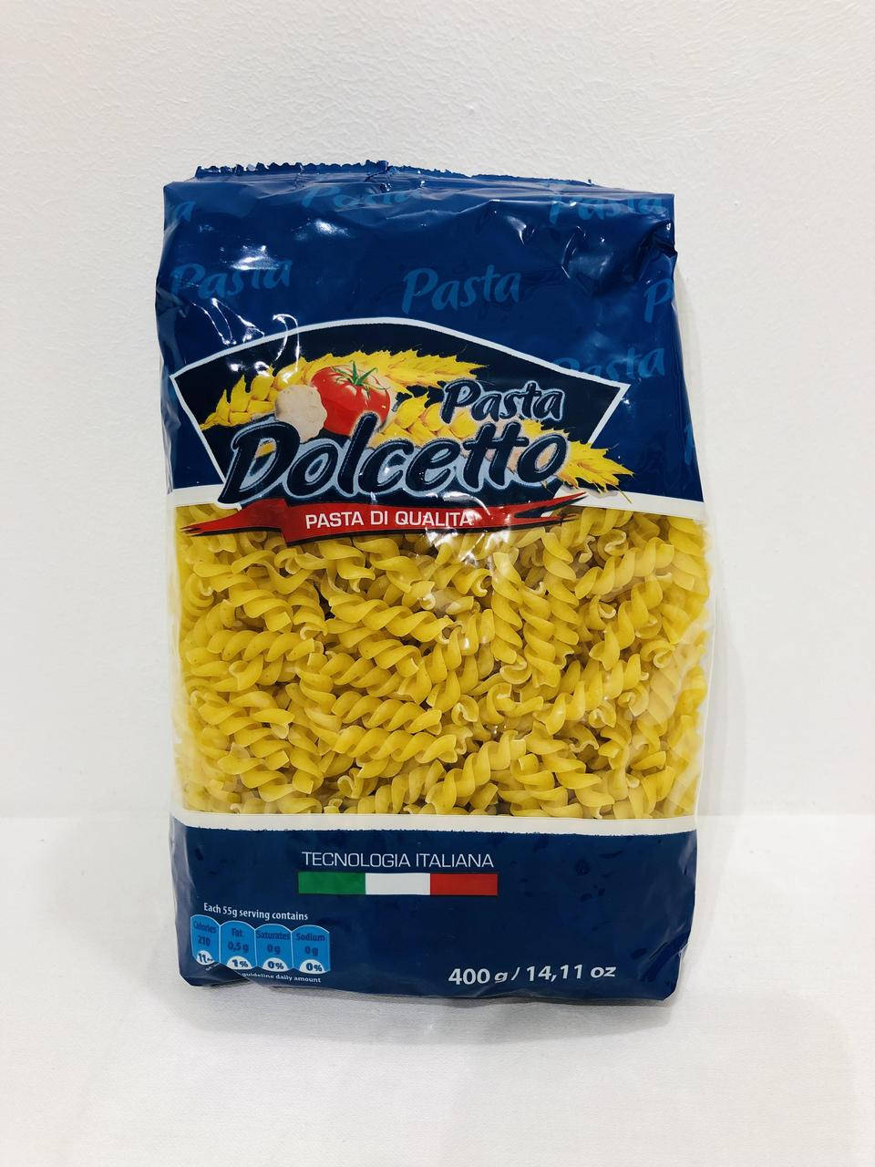 

Макарони Dolcetto спиральки 400гр
