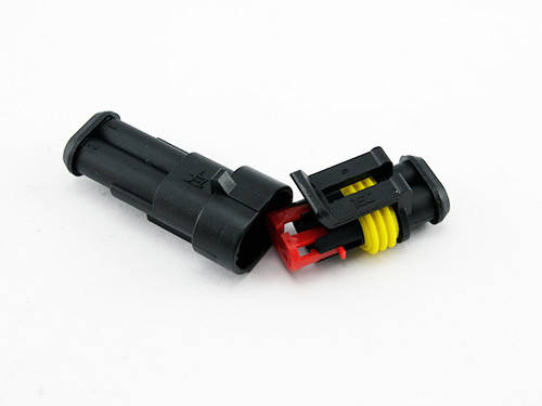 

Разъем автомобильный электрический герметичный DJ7021-1.5 комплект 2pin