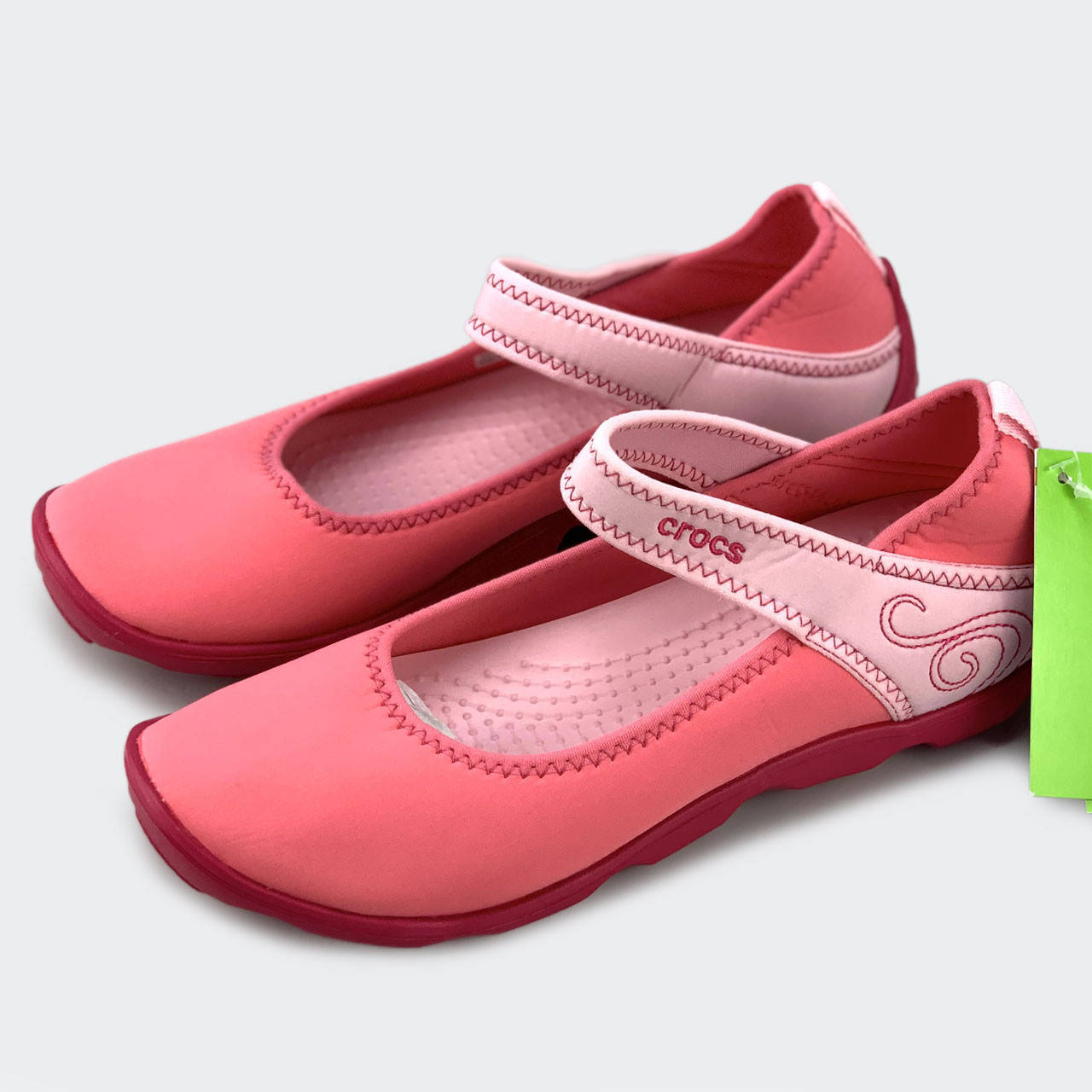 

Туфли подростковые Crocs р 38-39, Коралловый