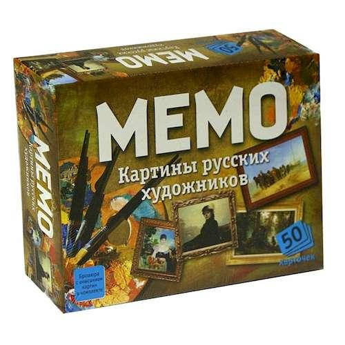 

Настольная игра Нескучные Игры МЕМО Картины русских художников (7206)