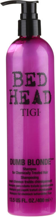 

TIGI Bed Head Dumb Blonde Шампунь для волосся пошкодженого хімічним шляхом 400мл