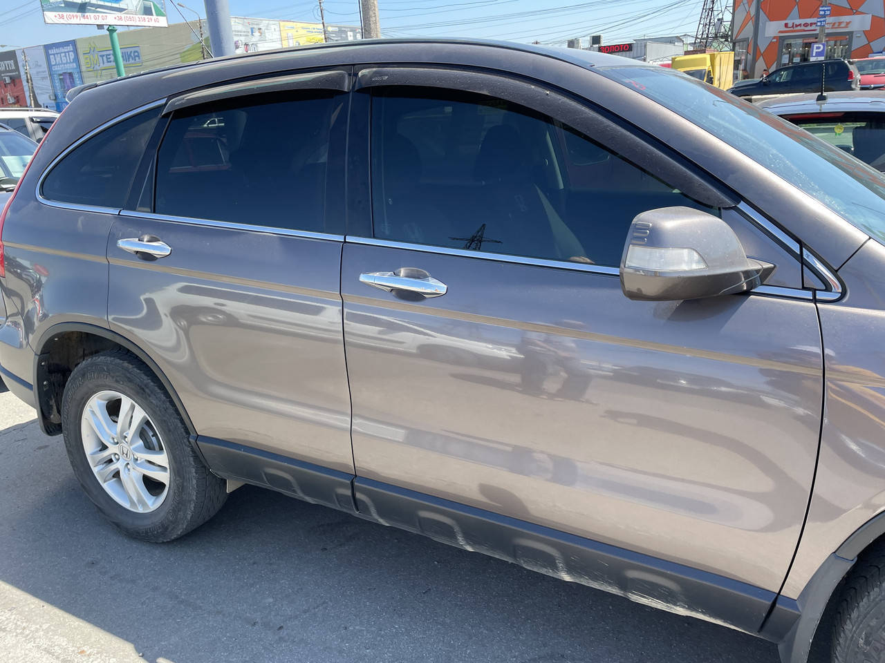 

Дефлекторы окон (ветровики) клеющие / накладные Honda CR-V 2007-2012 4шт (Anv)