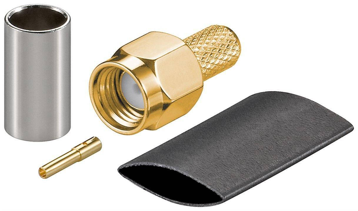 

Конектор антенний FreeEnd-RF:RP-SMA M/M (конектор) Goobay (для 58/U) Gold +Tube(75.05.1697x1)