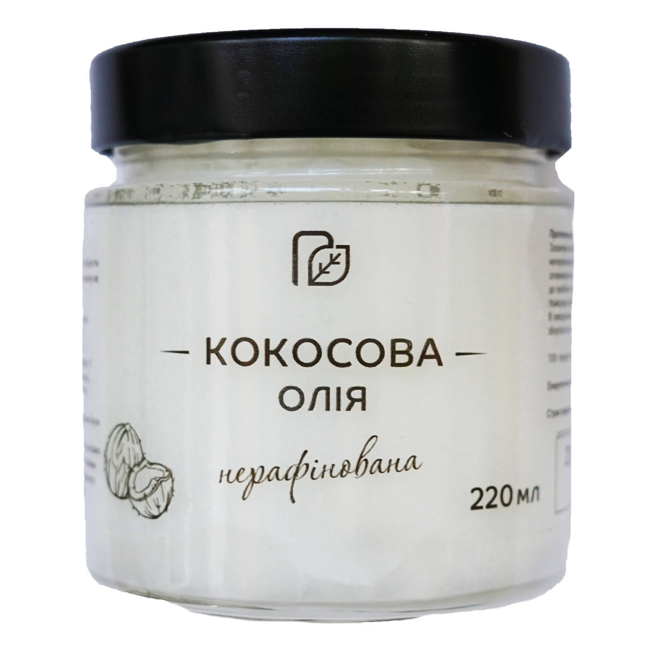 

Кокосовое масло не рафинированное, первого отжима, 220 мл