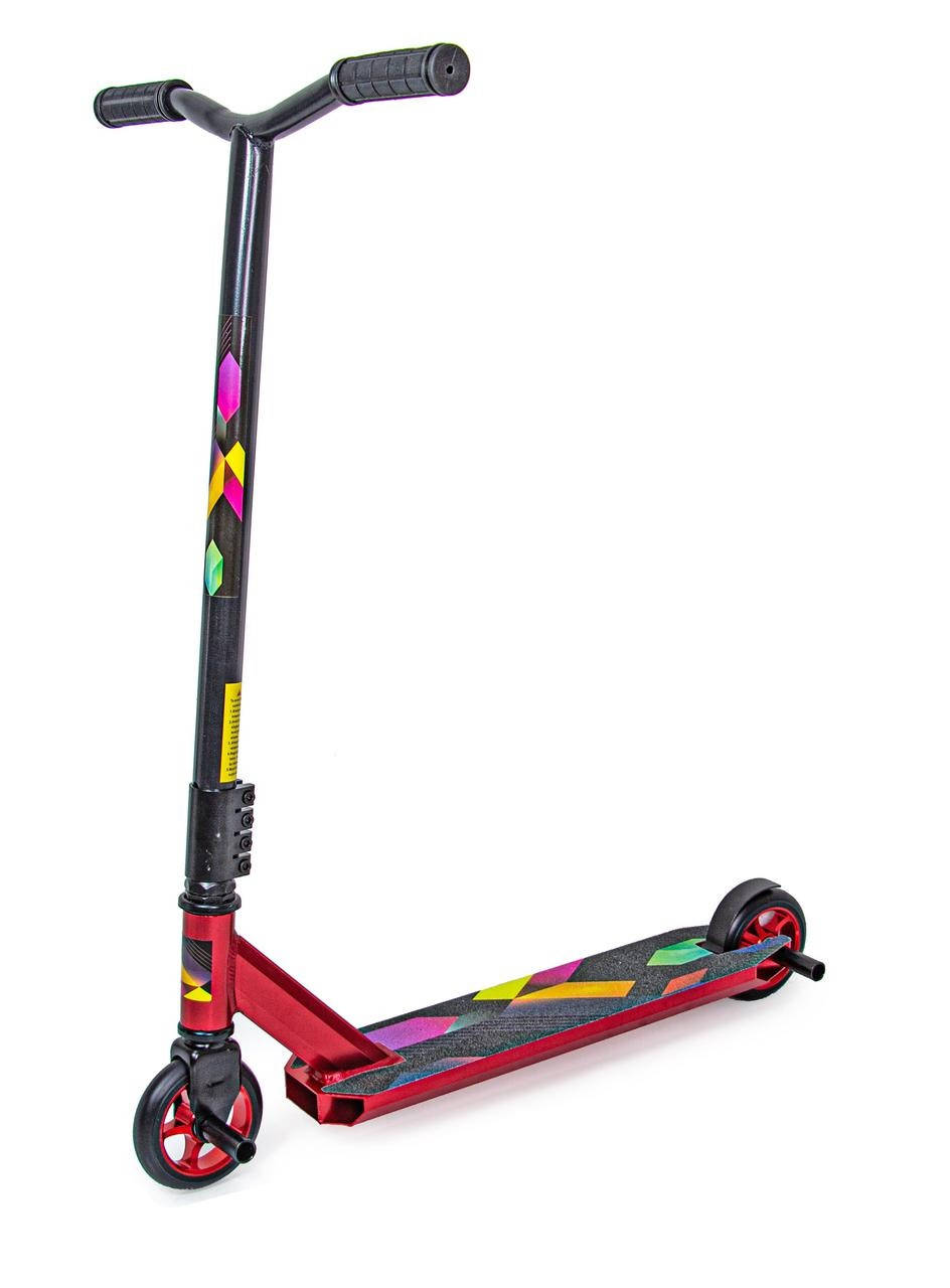 

Трюковый самокат Scale Sports DELUX Леон Красный