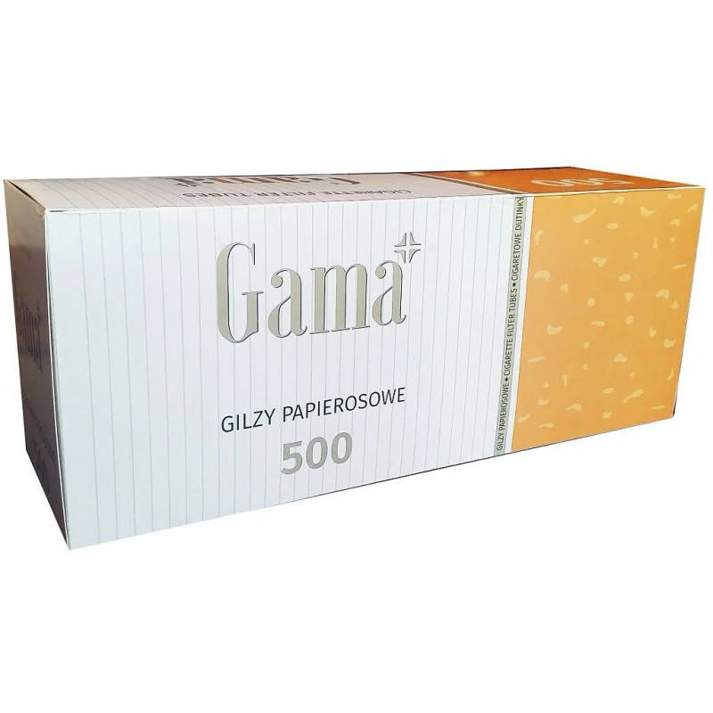 

Якісні гільзи цигаркові для набивки сигарет Gama, 500 шт,