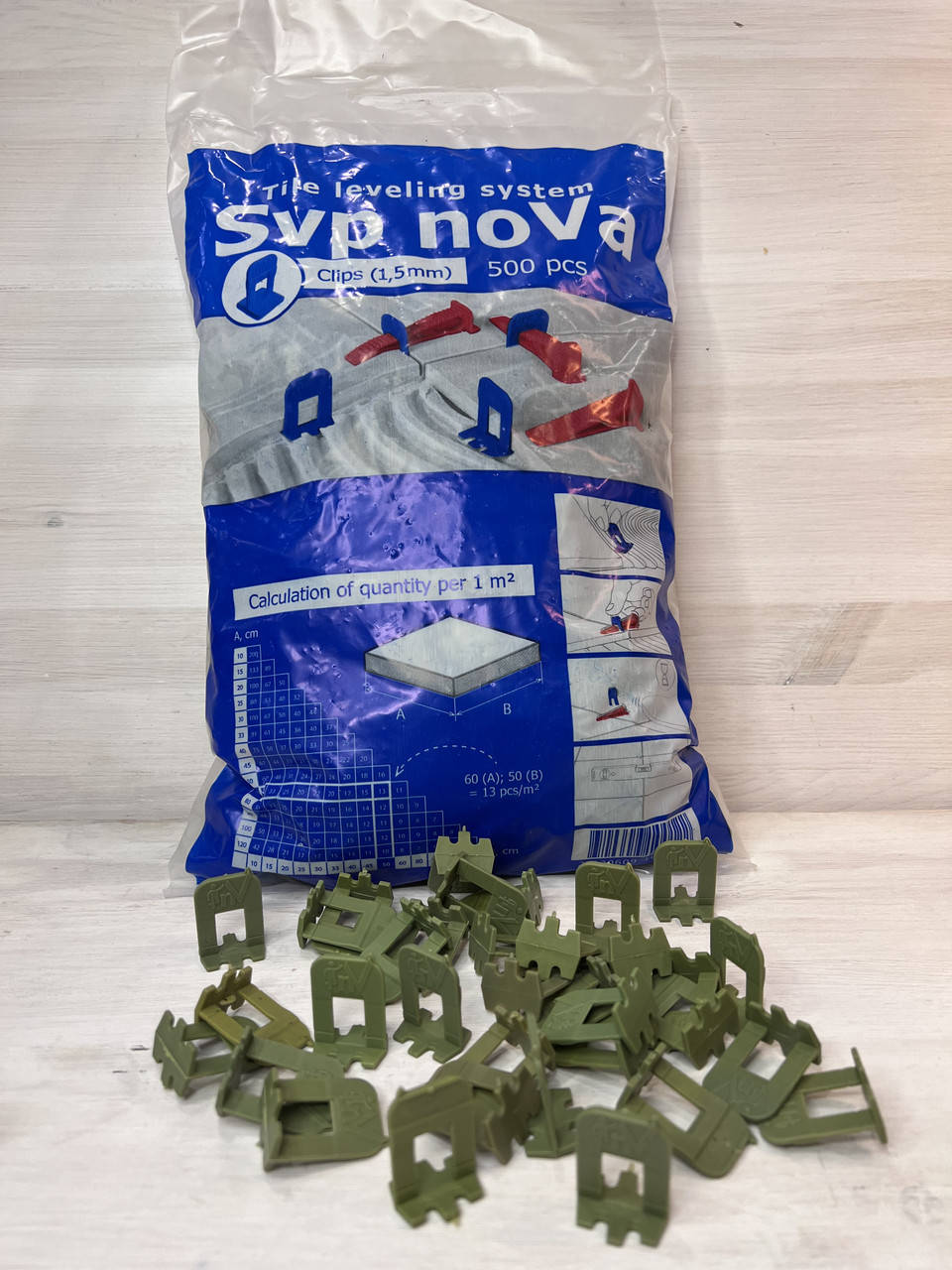 

СВП Нова Зажим 1,5 мм 500 штук . ( SVP NoVa )