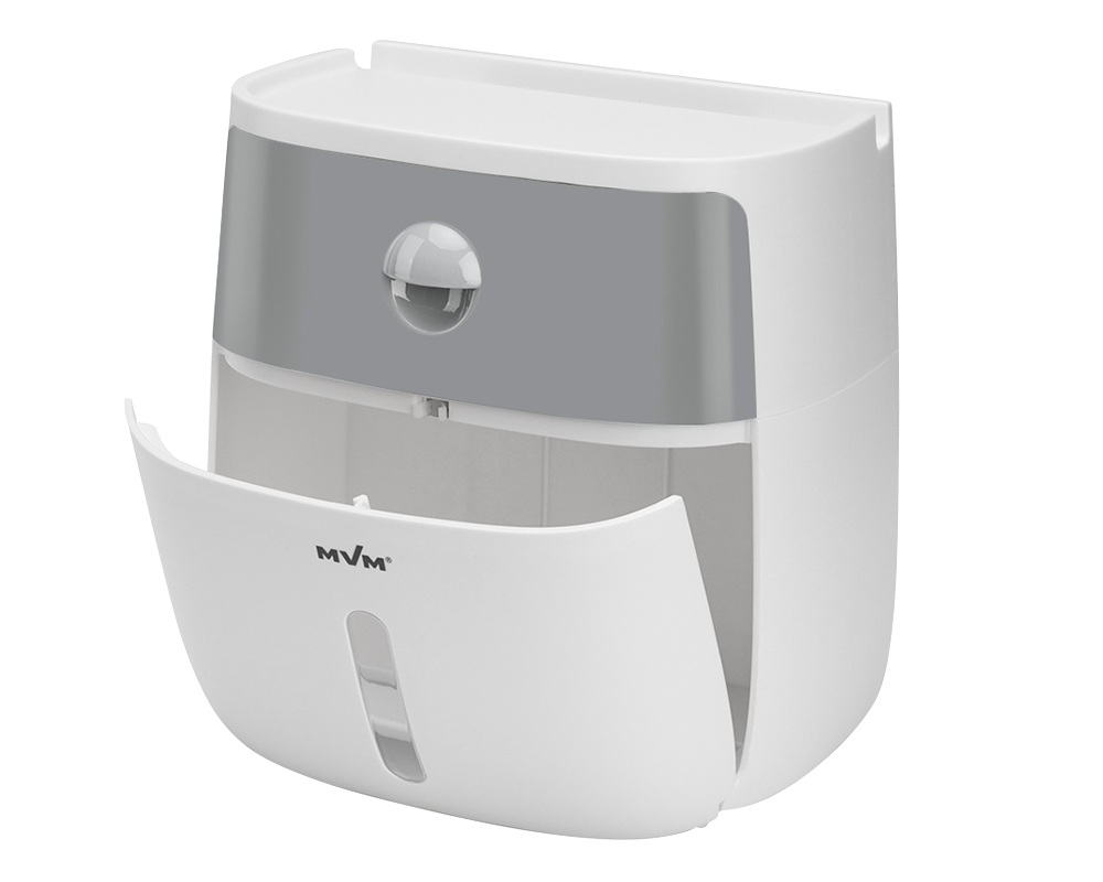 

Тримач для туалетного паперу клейкий BP-16, клейкий/ABS пластик Сірий