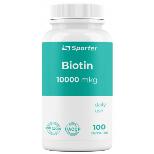 

Sporter Biotin 10000 мкг 100 капсул