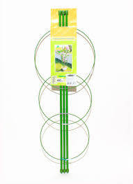 

Металлическая поддержка для растений с 3-мя кольцами h-45см