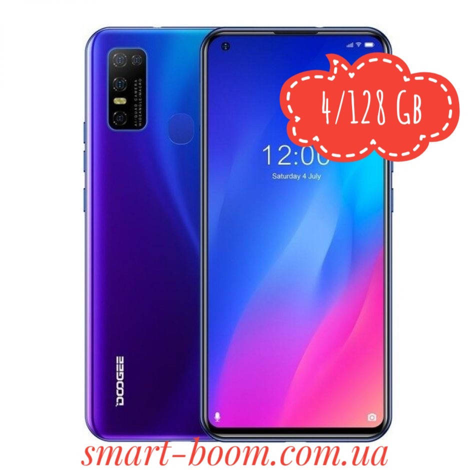 

Смартфон Doogee N30 Blue 6.55" 4/128Gb 4500mAh