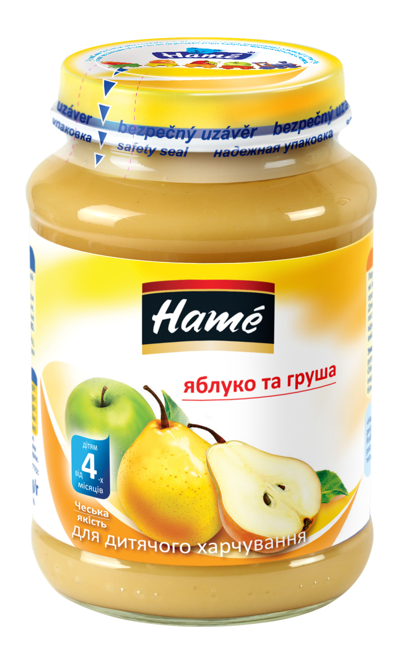 

Пюре фруктовое яблоко и груша Hame, 190 г