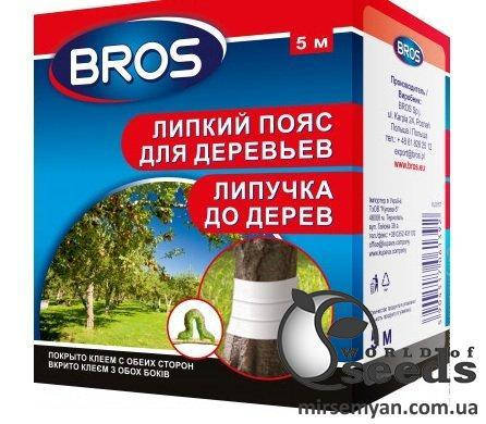 

Липкий пояс (лента) для деревьев 5 м Bros