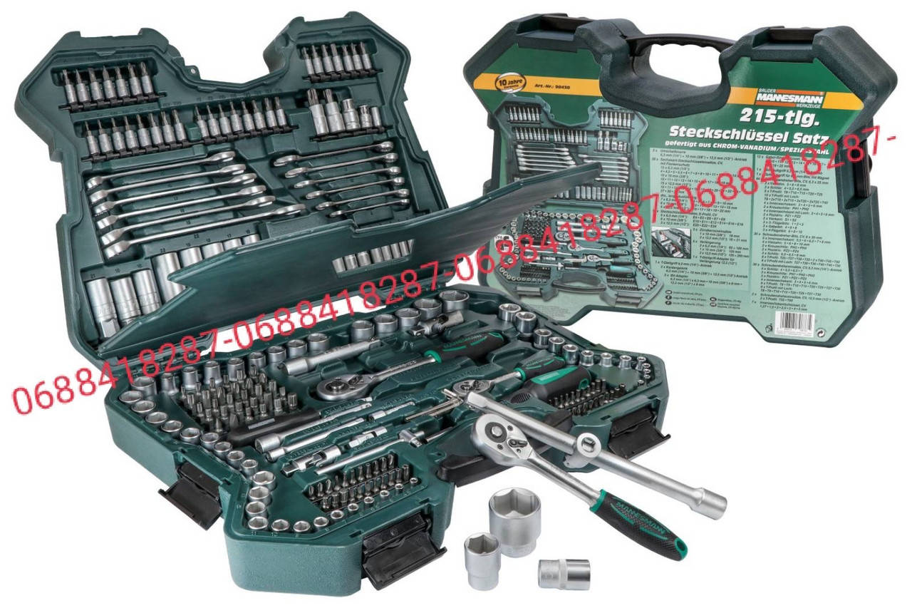 

Набор инструментов Mannesmann 215 одн. M98430 Німеччина
