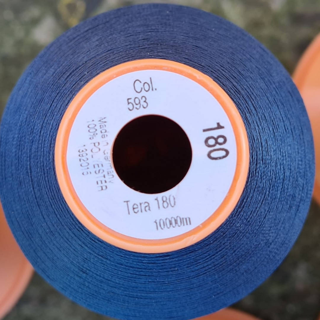 

Нитки Gutermann Tera 180,col.593, 10 000m, Синий