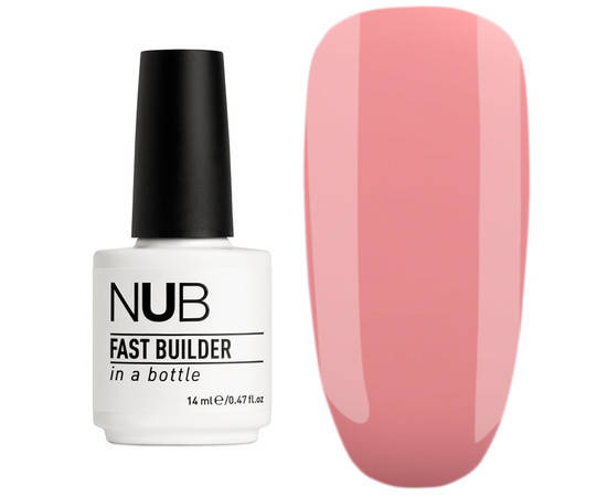 

Гель моделирующий NUB Fast Builder In A Bottle 05 Rose с кисточкой, розовый, 14 мл