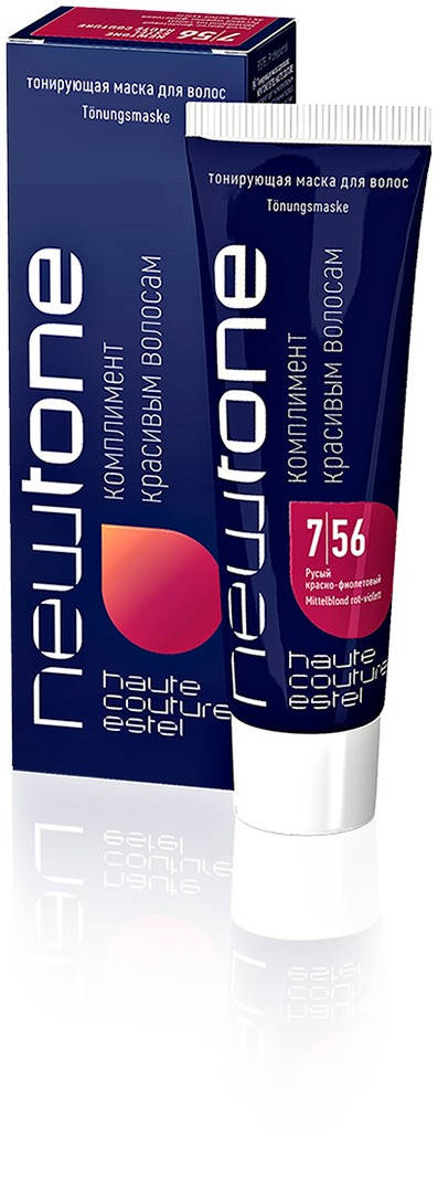 

Тонирующая маска для волос 7/56 (русый красно-фиолетовый) ESTEL HAUTE COUTURE NEWTONE