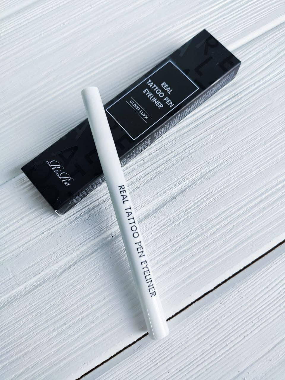 

Стойкая подводка для век RIRE Real Tattoo Pen Eyeliner 01 Black