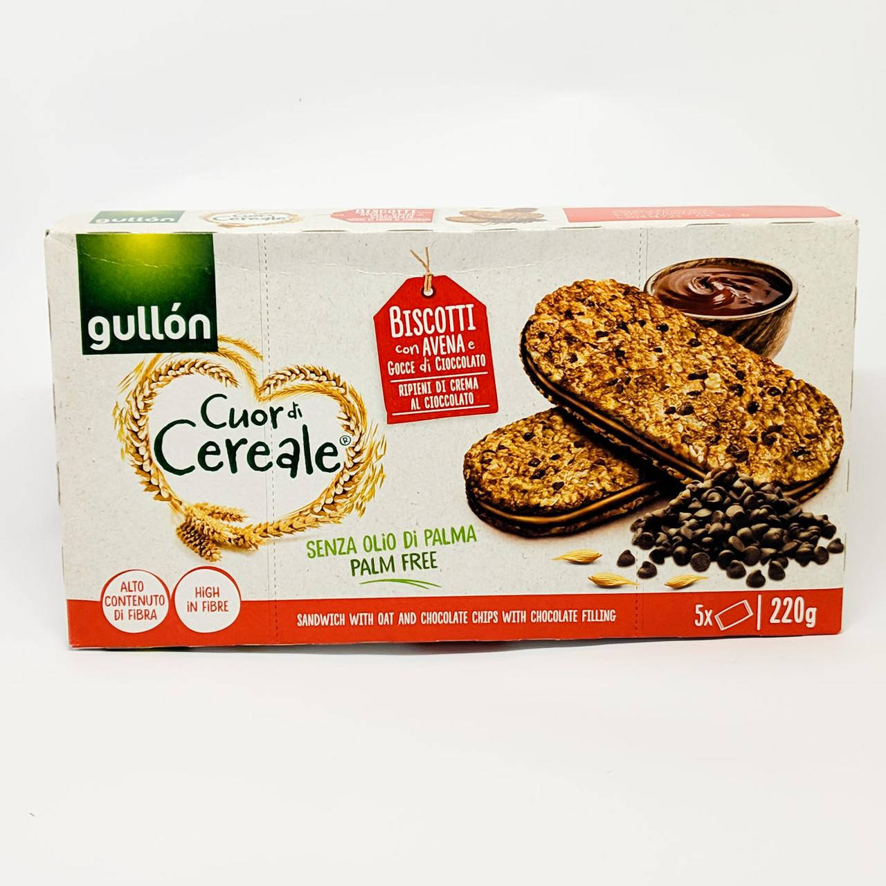 

Печенье Gullon Cuor di Cereale Biscotti cacao