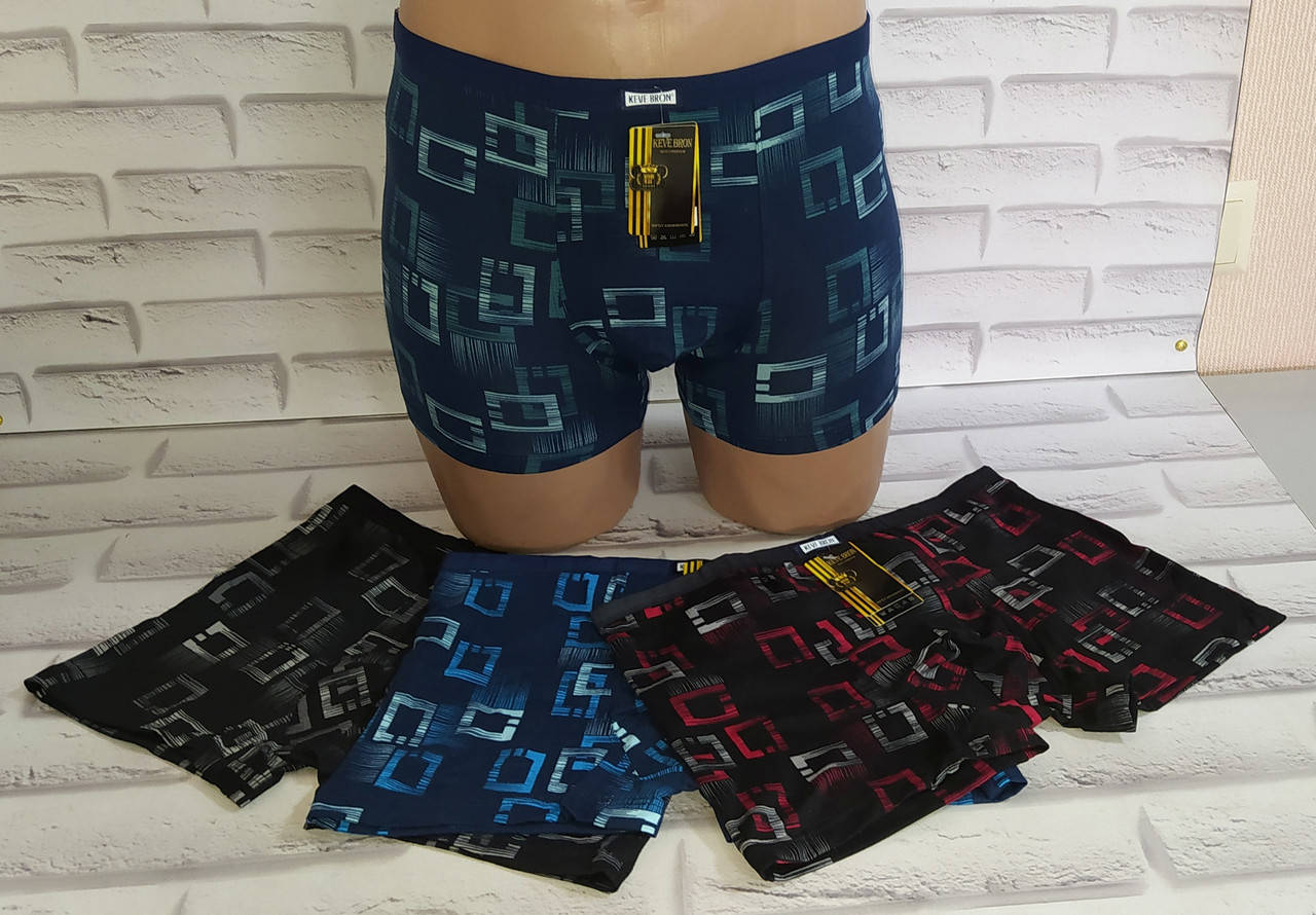 

Трусы мужские боксеры Keve Bron 3XL 52-54 раз. Хлопок, Разные цвета