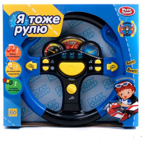 

Мини-руль PLAY SMART Я тоже рулю русс \ укр 7737