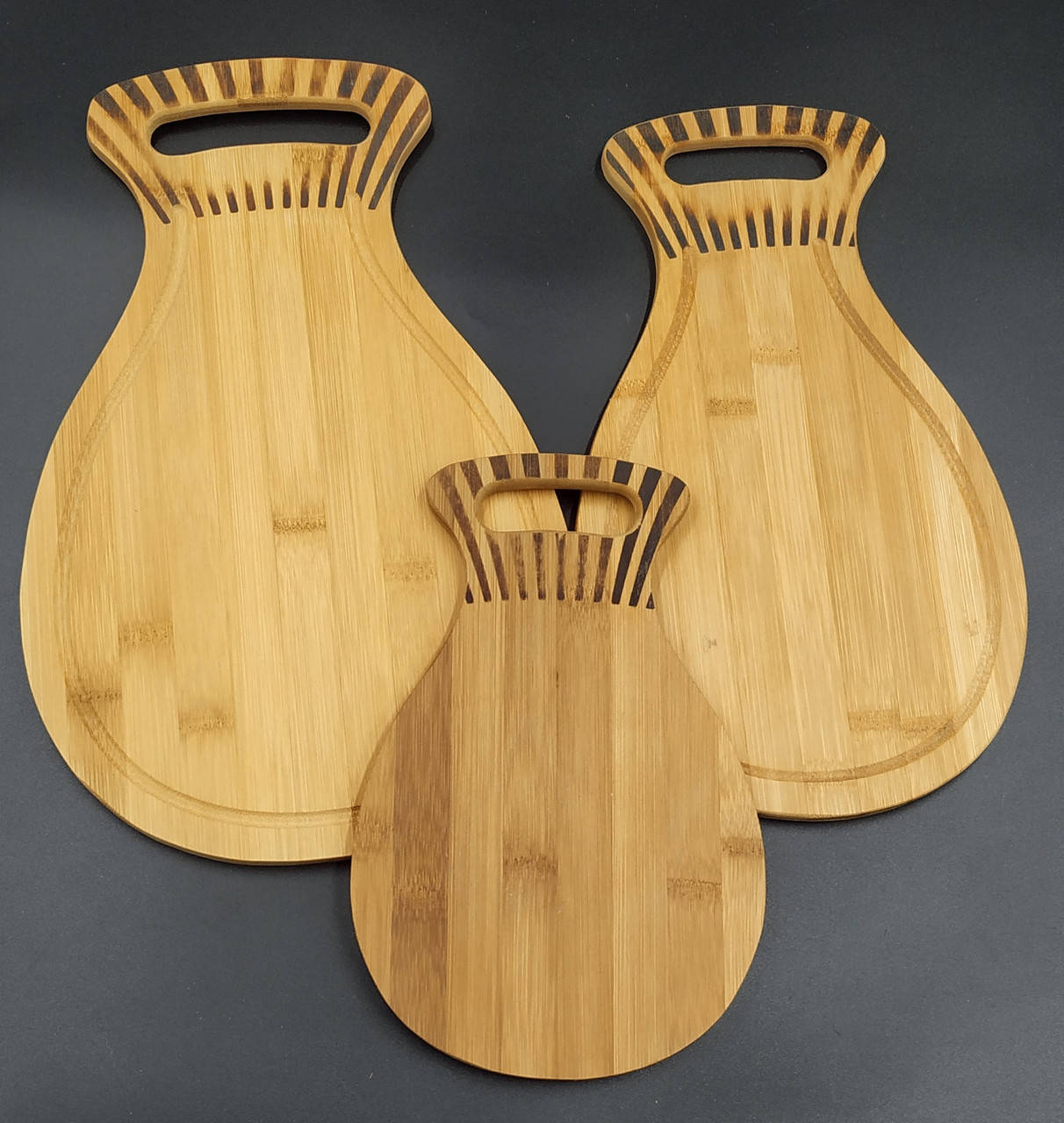 

Разделочные доски из бамбука 3 штуки, Бежевый