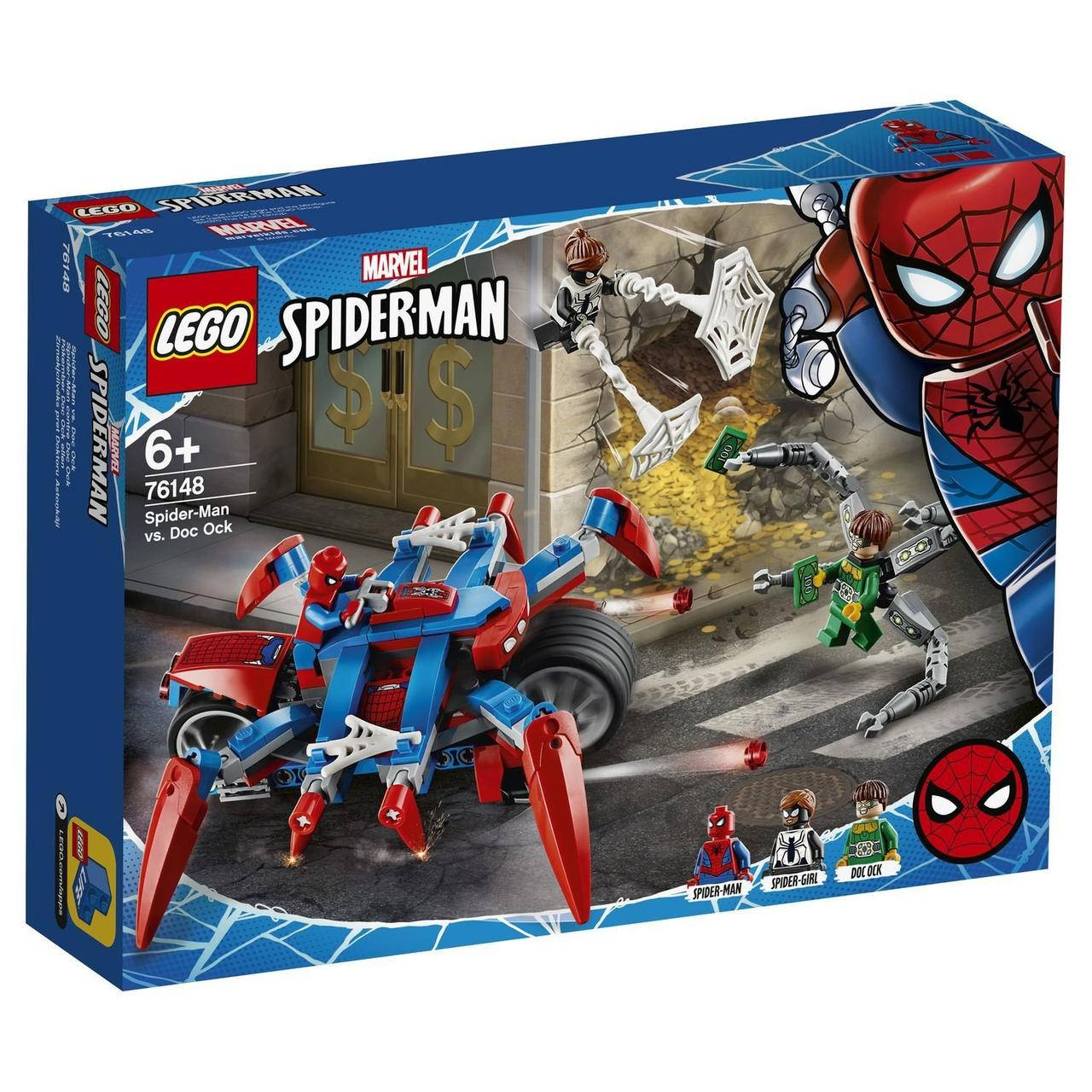 

LEGO ЛЕГО Marvel Super Heroes Человек-Паук против Доктора Осьминога 76148 (+подарок)