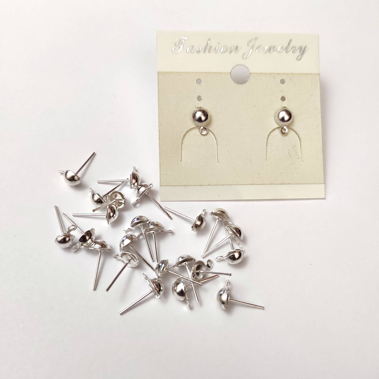 

Заготовки для Сережек гвоздики с 0,5см Серебро