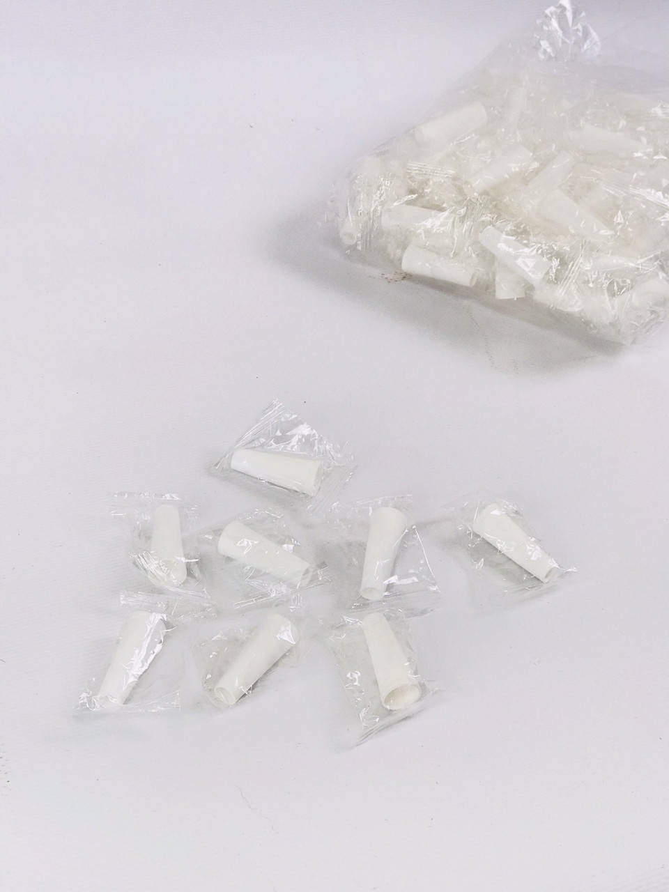 

Мундштуки одноразовые Soft Touch "конус" - белые 1уп/100шт