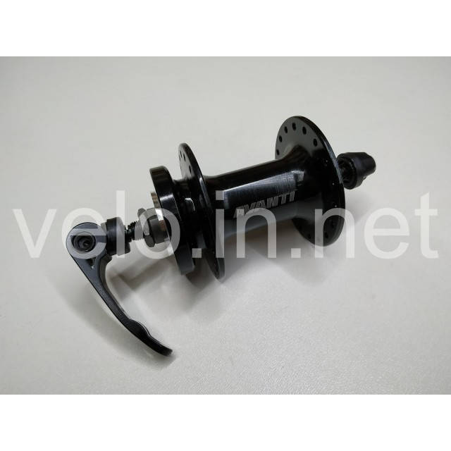 

Втулка AVANTI алюминиевая, передняя под диск, на пром-подшипниках, ось под эксцентрик, 36H, Черная