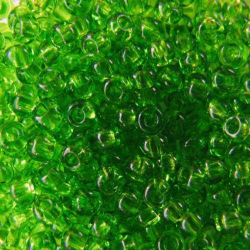 

31119/50430/10 салатовый, прозрачный.Чешский бисер Preciosa. Цена за 1 грамм