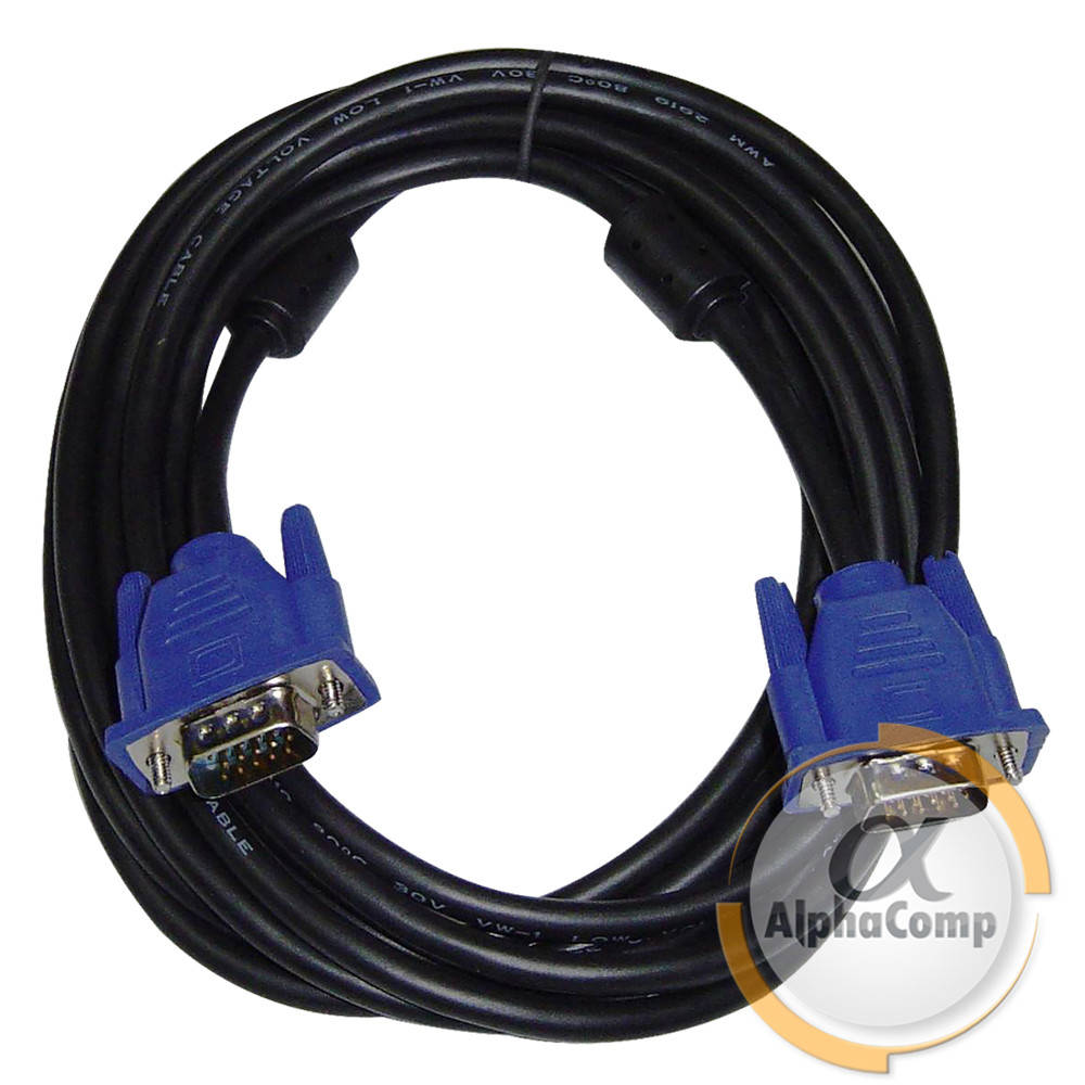 

Кабель монитора VGA 3m, Черный
