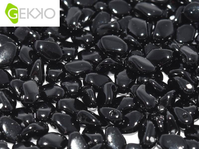 

Gekko 3 x 5 mm Jet (чорний) Чеські намистини. 3 грами (50 шт)