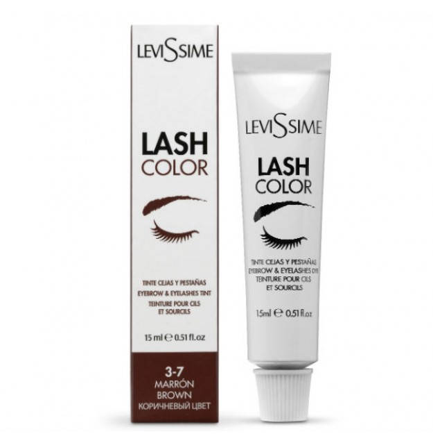 

LeviSsime Lash Color Brown - краска для бровей и ресниц коричневая №3-7, 15 мл