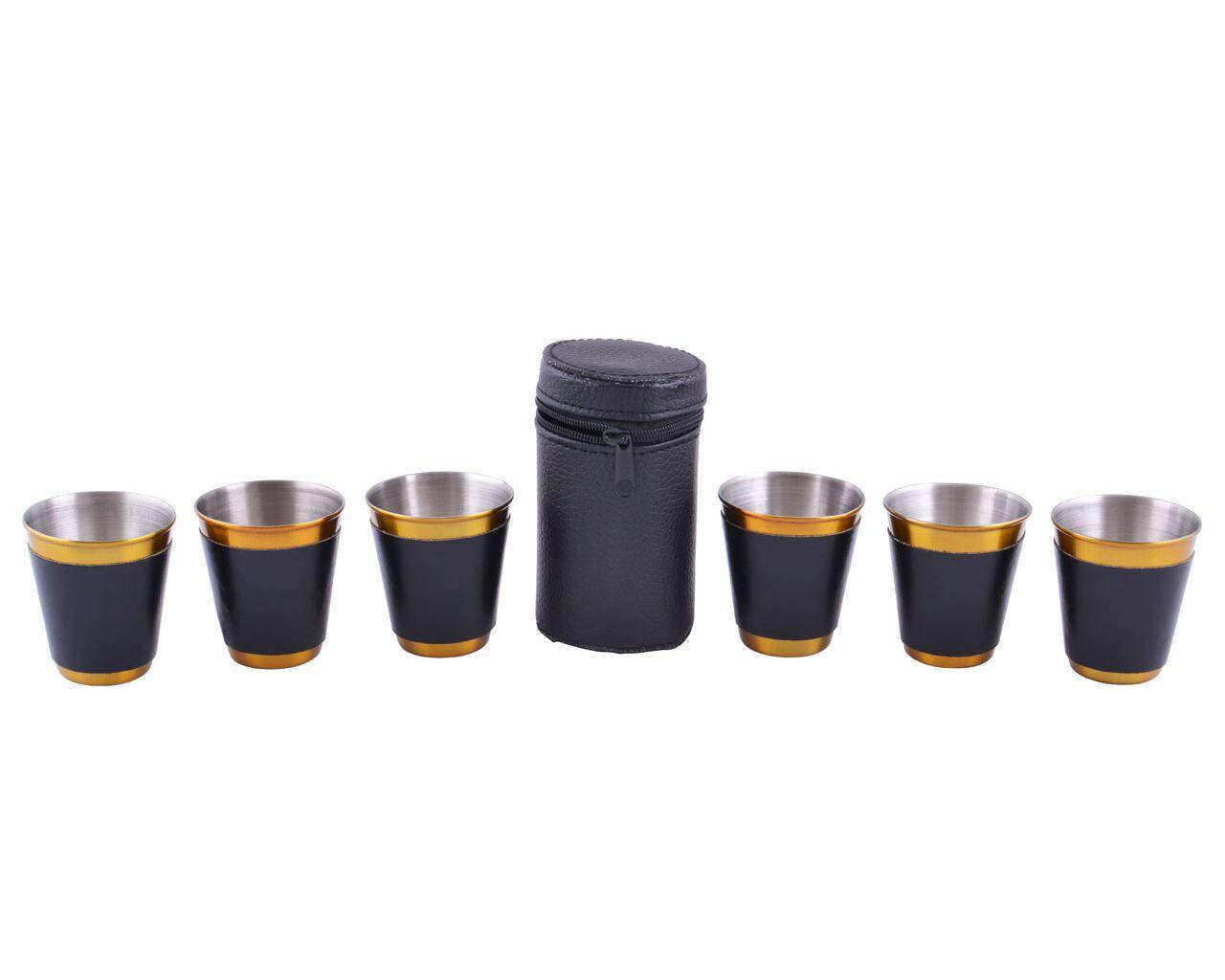 

Набор стопок в чехле SO-PQ-14-6 Black, Черный
