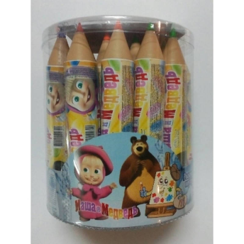 

Карандаш Маша и Медведь с драже 24 шт