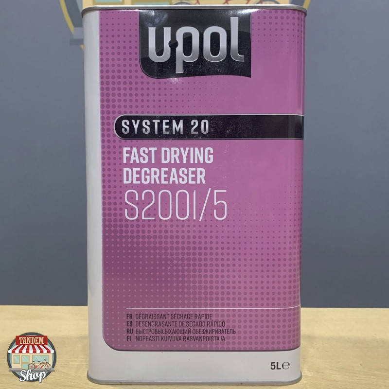

Обезжириватель на сольвентной основе (антисиликон) U-POL S2001, 5 л Быстрый