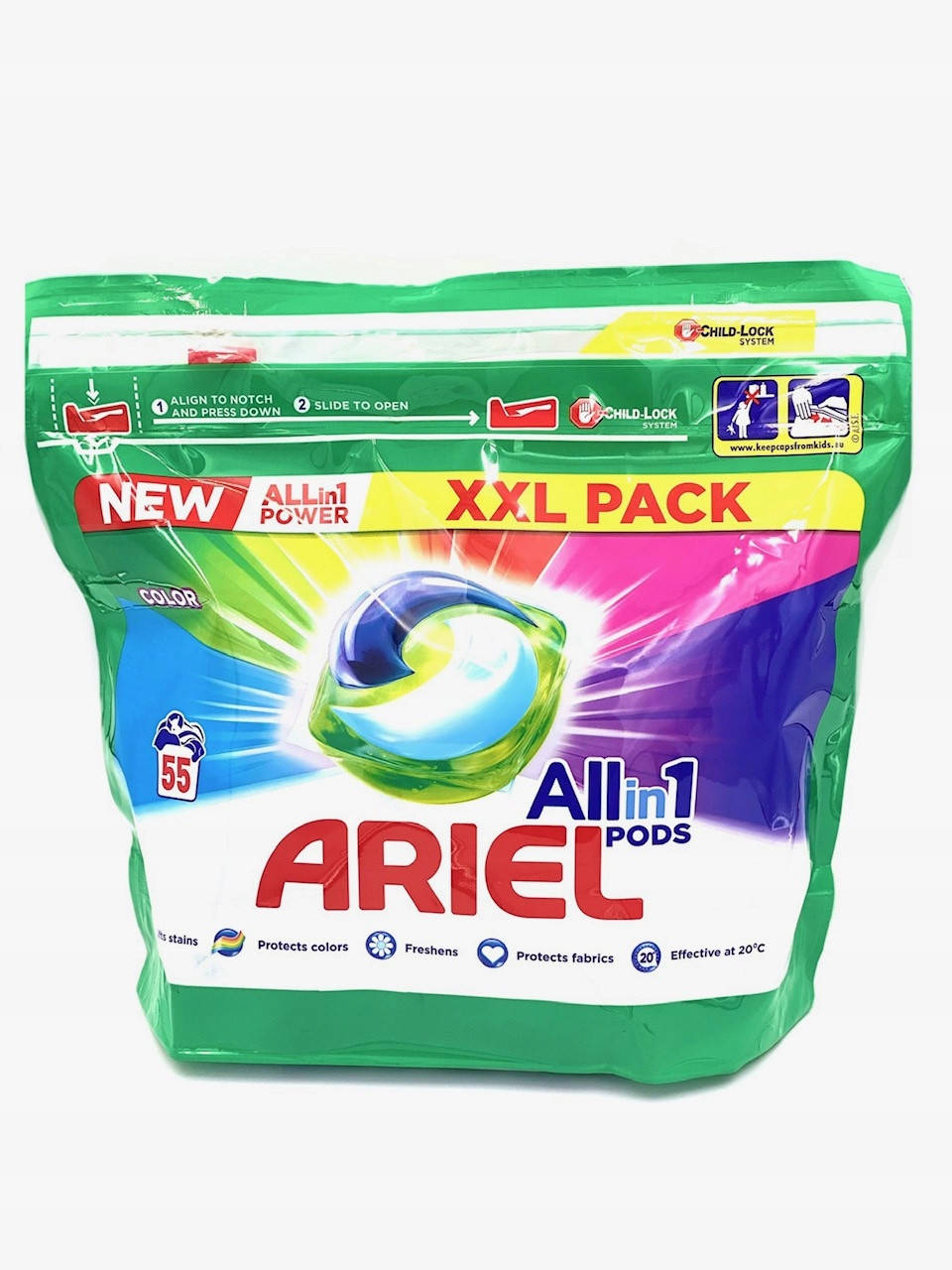 

Ariel Color Allin1 Pods Капсулы для стирки 55 шт.