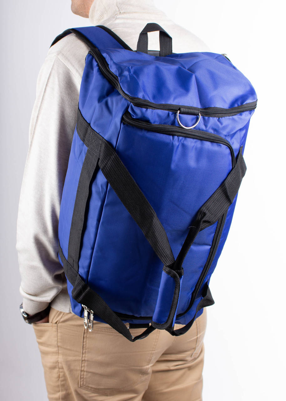 

Сумка-рюкзак дорожная, спортивная, синяя, Синий