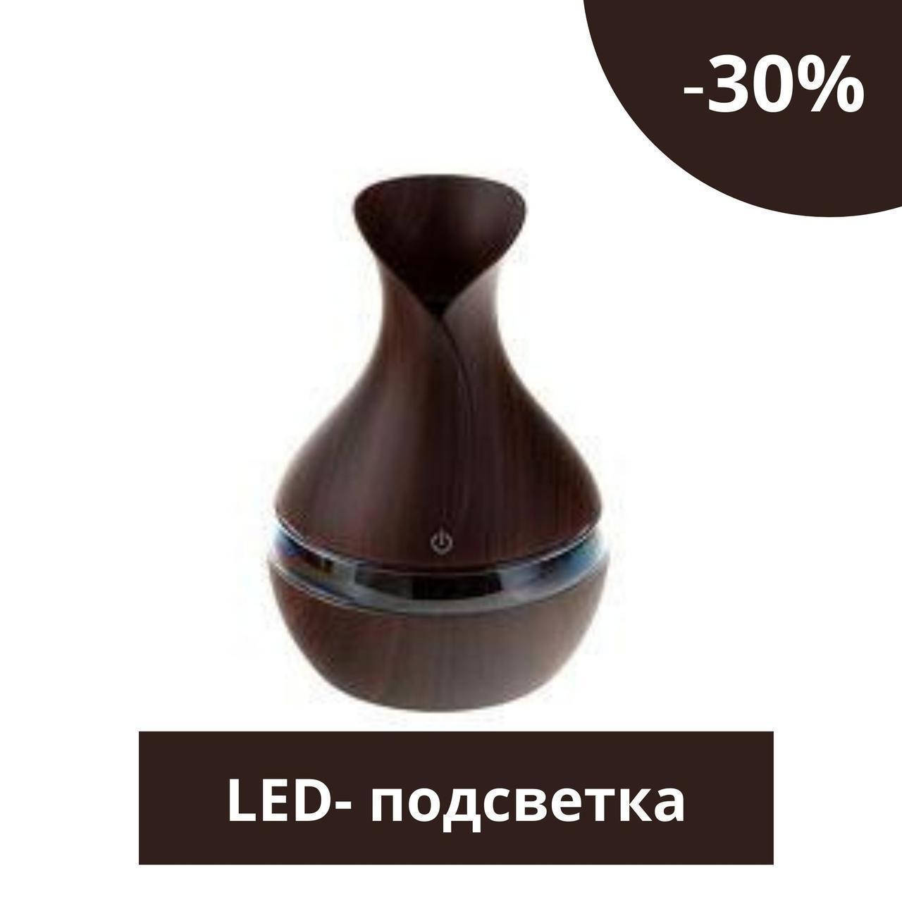 

Комнатный увлажнитель воздуха LR053 арома лампа с LED подсветкой, диффузор ночной режим работы