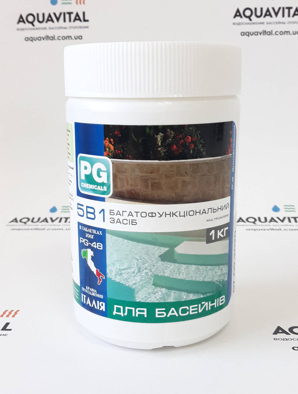

Многофункциональный препарат Barchemicals PG–48 (5 в 1) в таблетках, 1 кг