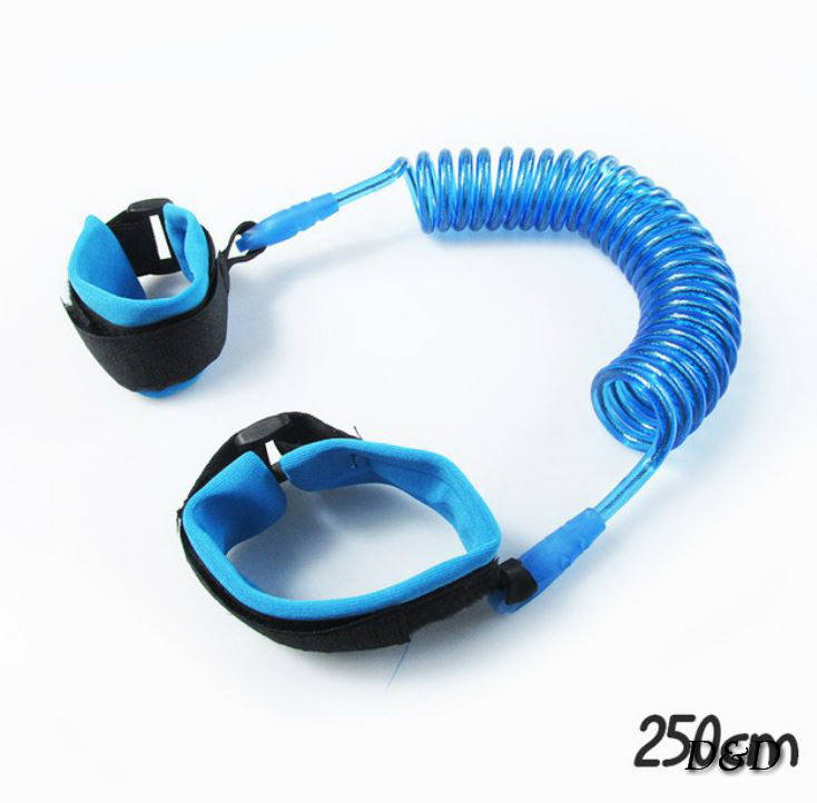 

Наручный ремешок поводок для ребенка Child anti lost strap на руку 2,5 м, Голубой