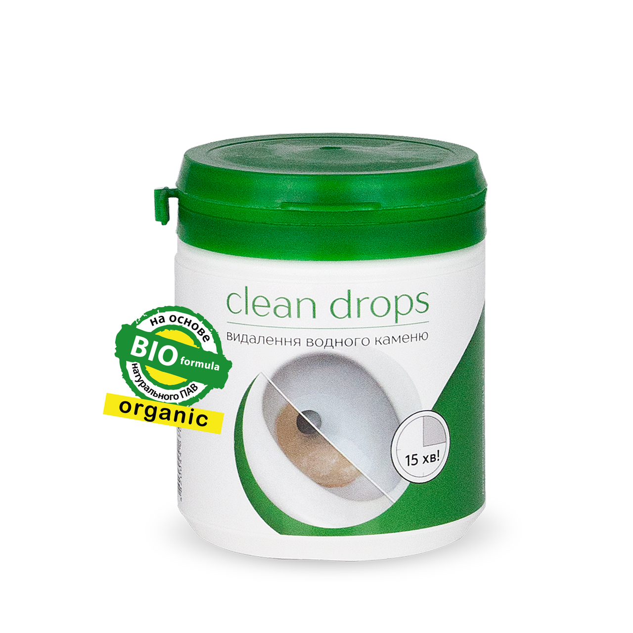 

Средство для удаления водного камня в колене унитаза «Clean drops»