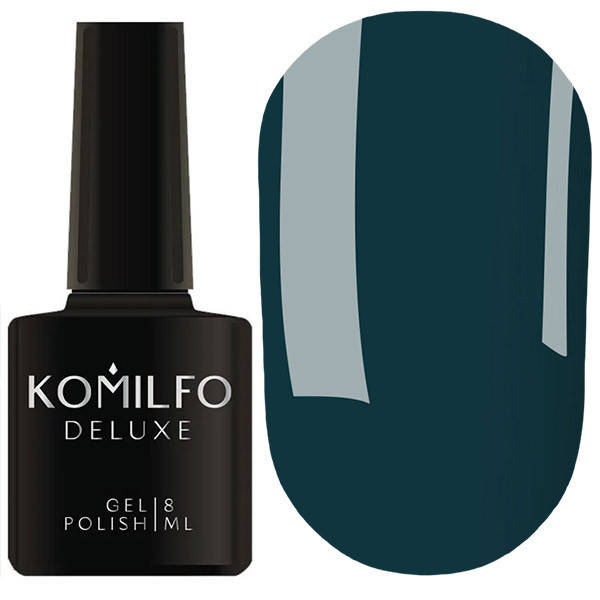 

Гель-лак Komilfo Deluxe Series D155 (темный нефритовый, эмаль), 8 мл