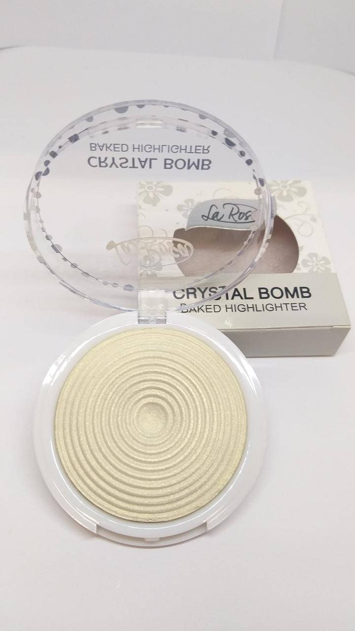

Хайлайтер La Rosa Crystal Bomb Baked Highlighter В Белый изумрудный