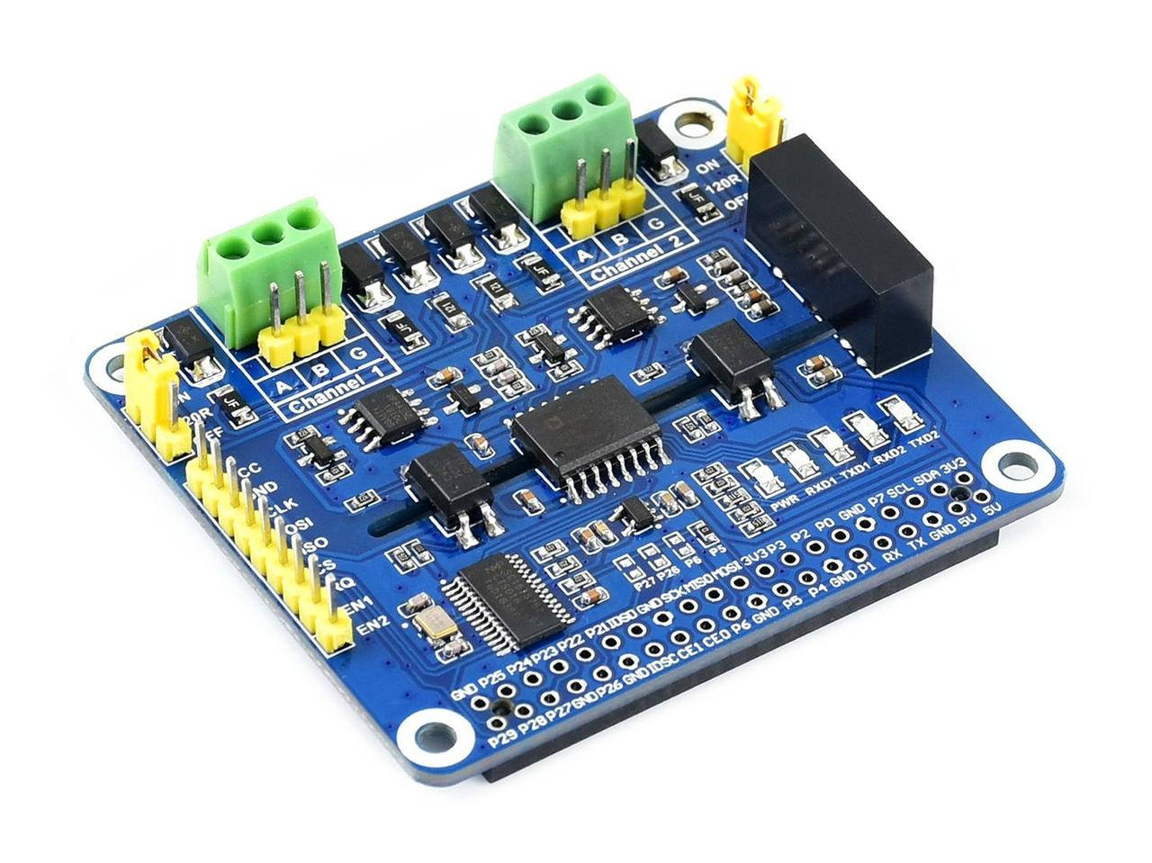 

2-х канальний ізольований RS485 для Raspberry Pi від Waveshare